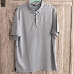 Blue Grey Checkered Travis Mathew Polo